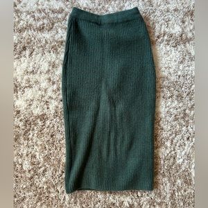 Zara Sweater Midi Skirt